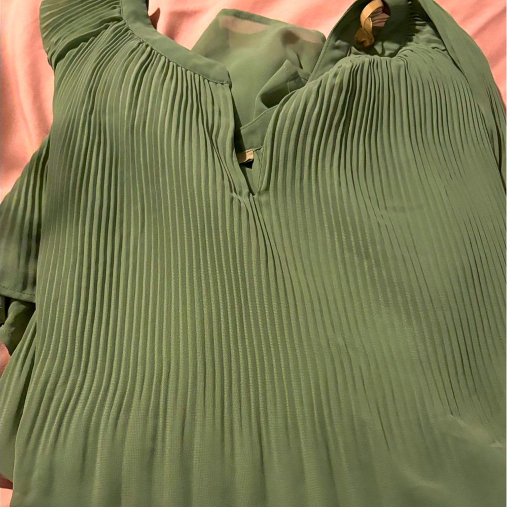 size xxl green blouse